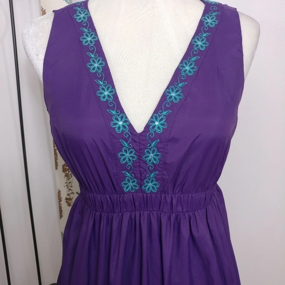 Maria Valentina purple sleeveless dress small - Picture 7 of 7